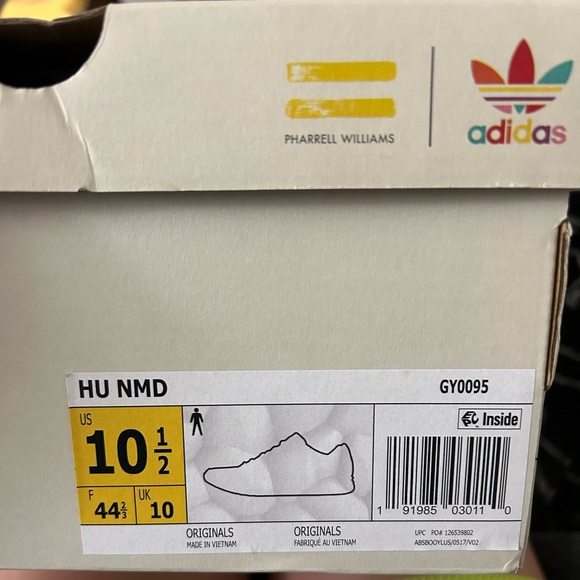 Adidas NMD HU Pharrell Williams Orange - Picture 9 of 11